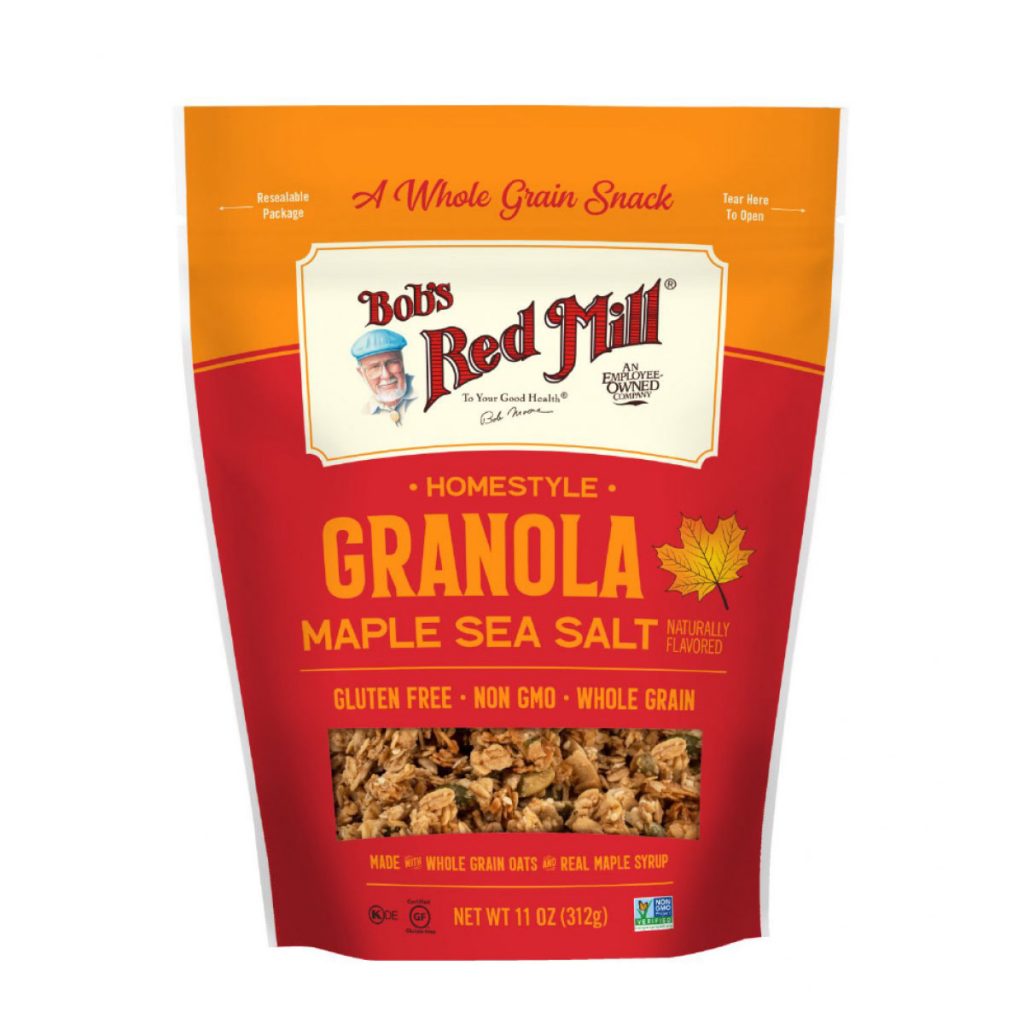 Granola de maple y sal marina