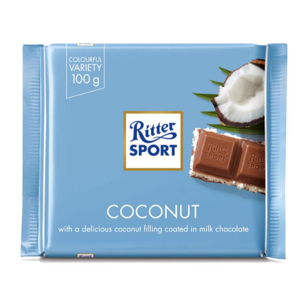 Chocolate coco Ritter 100gr