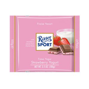 Chocolate de yogurt con fresa Ritter 100gr