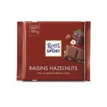 Chocolate leche pasas y avellanas Ritter 100gr
