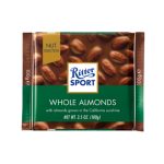 Chocolate leche con almendras Ritter 100gr
