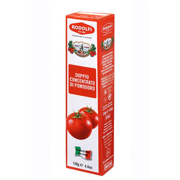 Pasta de tomate concentrado (tubo) Rodolfi 130gr