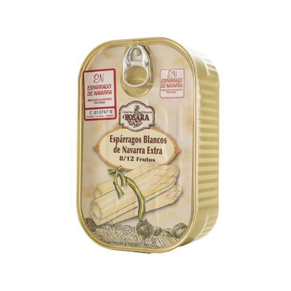 Espárragos blancos lata 390gr Rosara