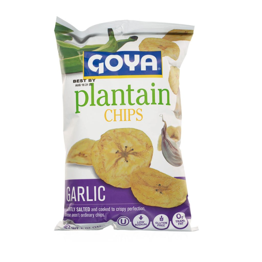 Chips de Plátano Y Ajo Goya 5 oz