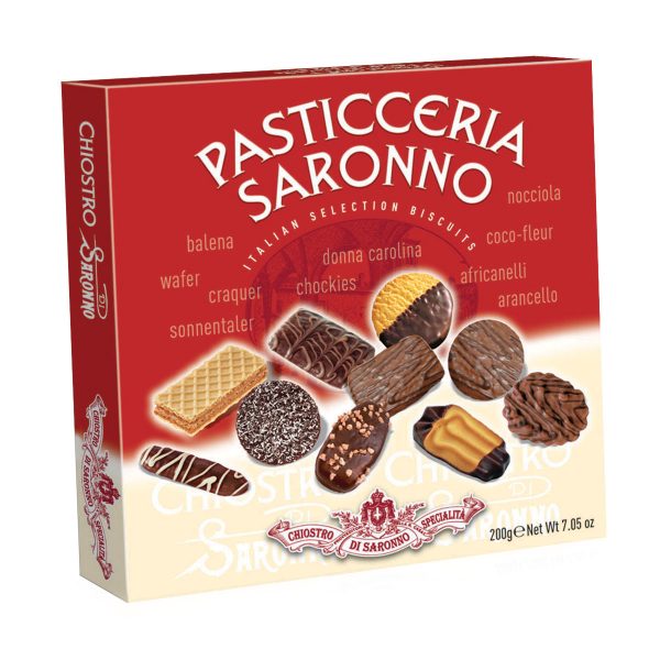 Galletas mixtas di Saronno – Caja Carton 200g