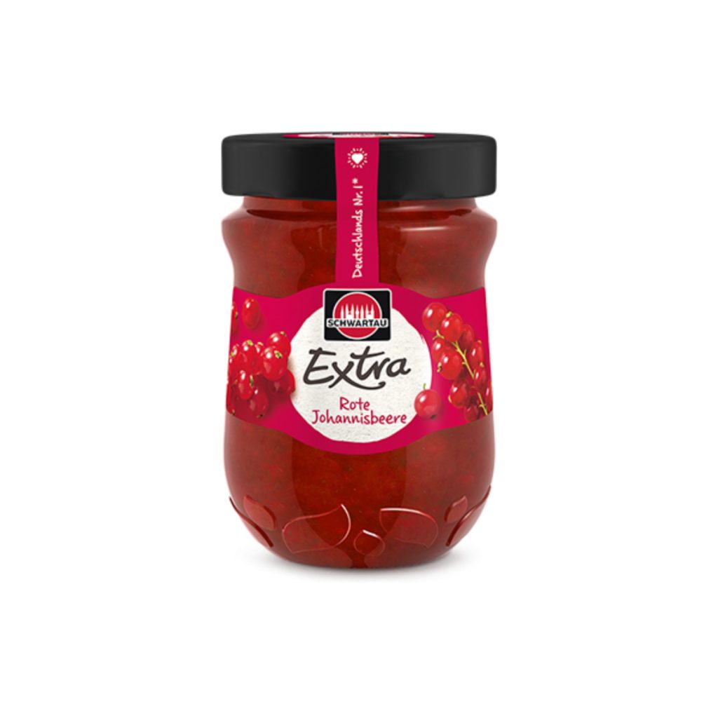 Mermelada extra grosellas rojas 340gr Schwartau