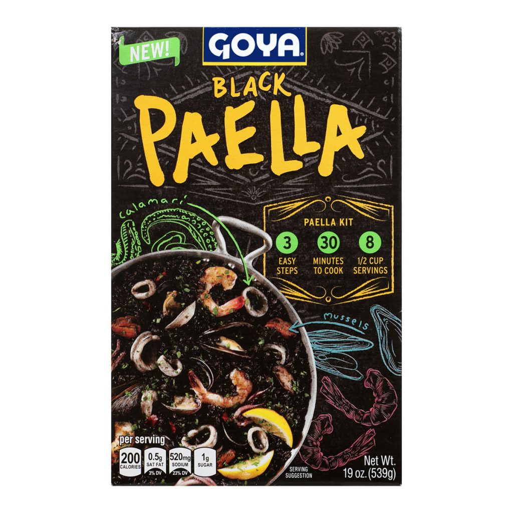 Arroz Tipo Paella Negra Goya