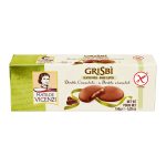 Galletas Grisbi libres de gluten rellenas de crema de chocolate Vicenzi 150g