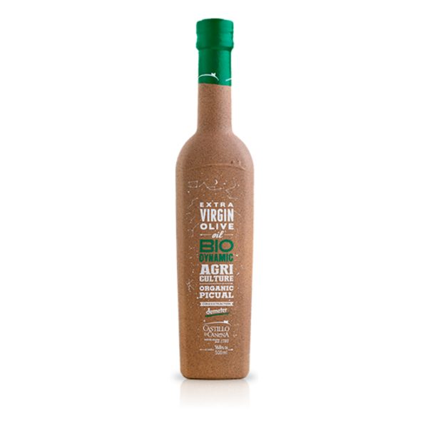 Aceite oliva E.V. Picual biodinámico 500mL