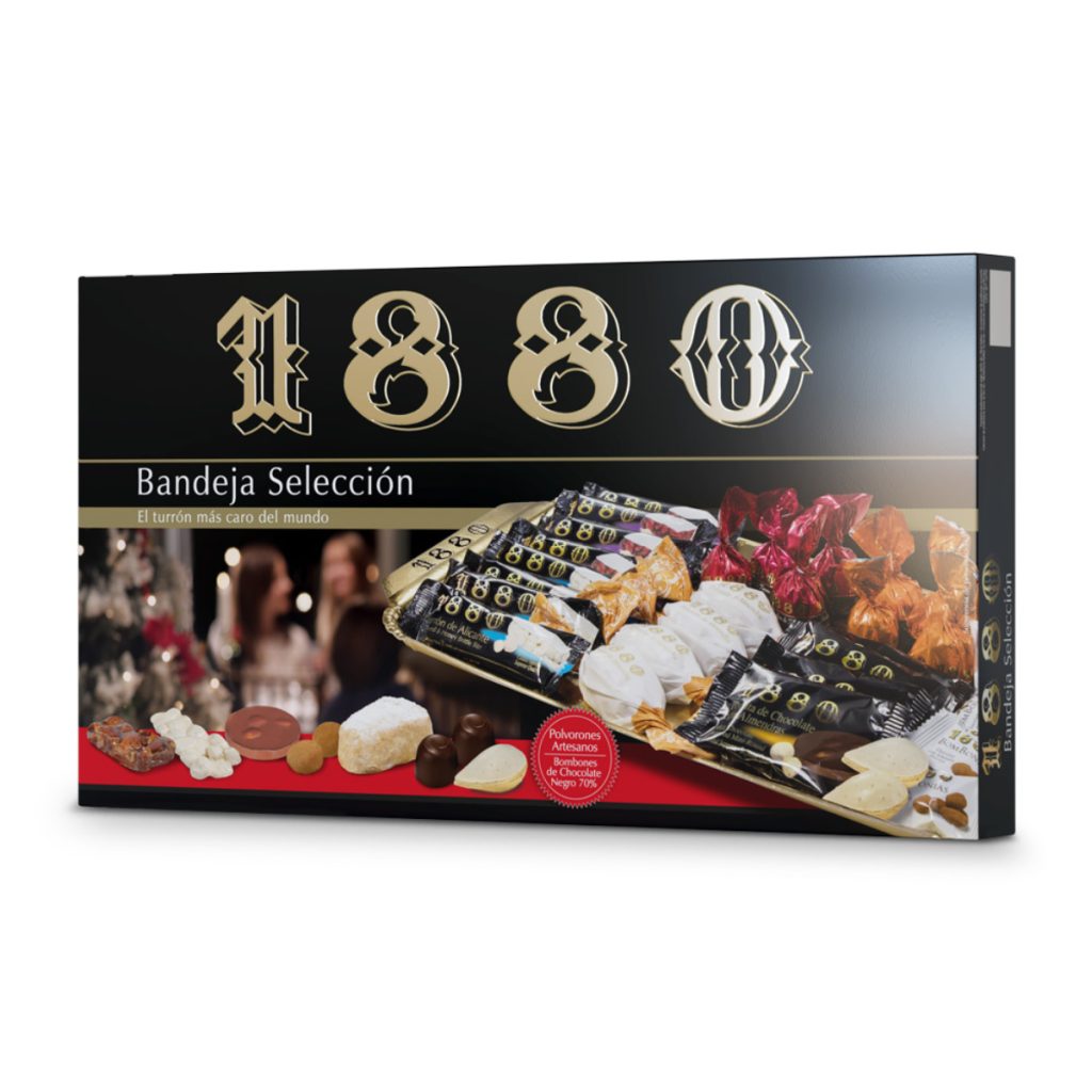 1880 Bandeja de Turrones y Dulces 230g