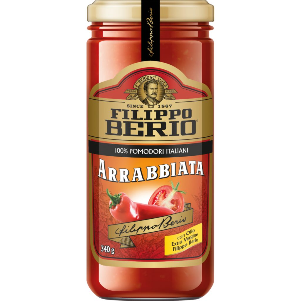 Salsa de tomate Arrabbiatta 340g Filippo Berio