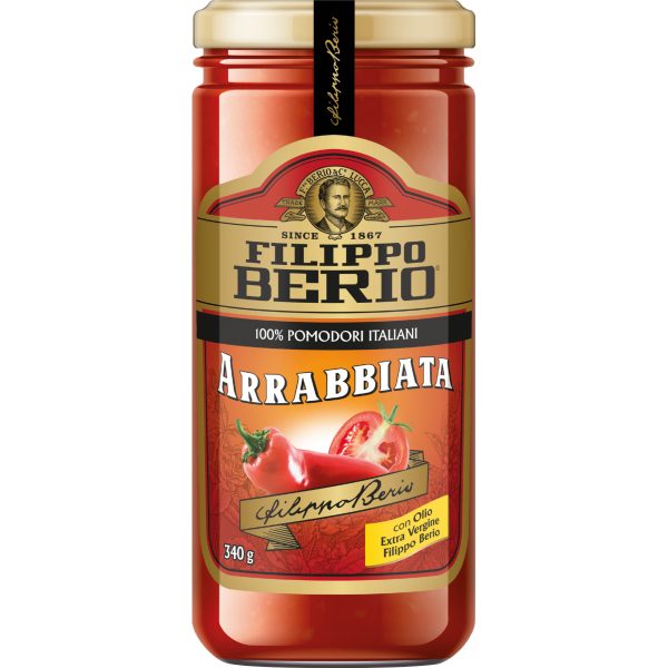 Salsa de tomate Arrabbiatta 340g Filippo Berio