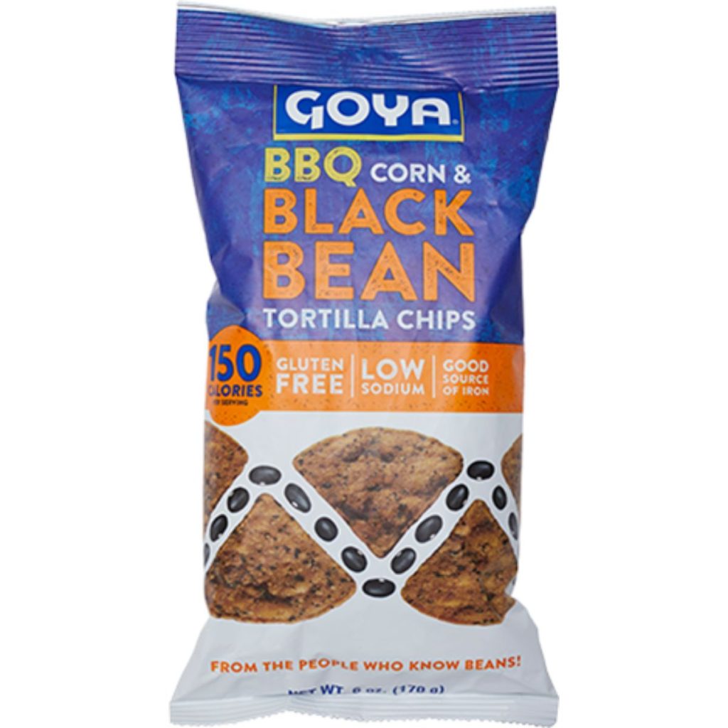 Chips De Maiz Y Frijoles Negros Barbacoa Goya 170gr
