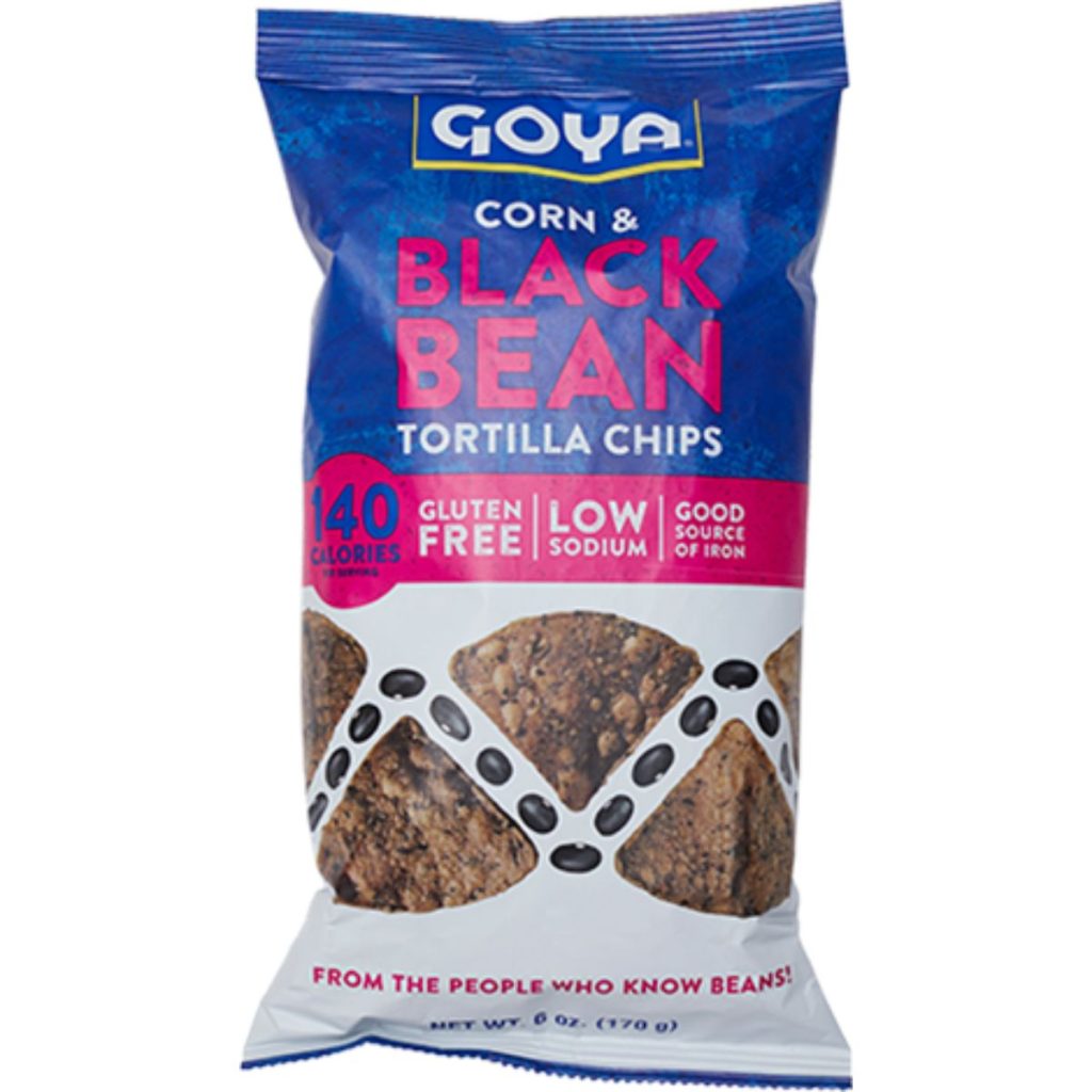 Chips De Maiz Y Frijoles Negros Goya 170 Gr