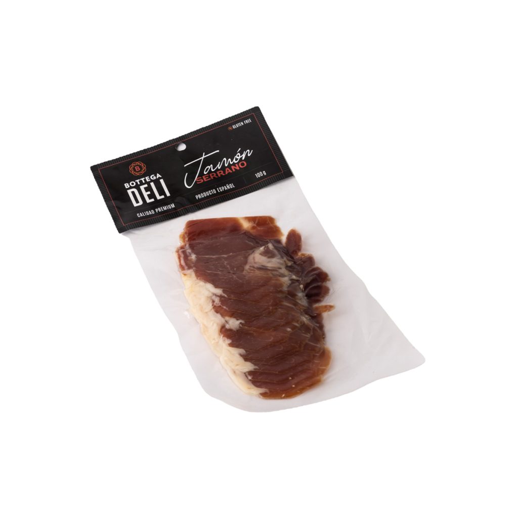 U. Jamón serrano rebanado Bottega Deli