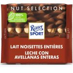 Chocolate con leche y avellanas Ritter 100gr