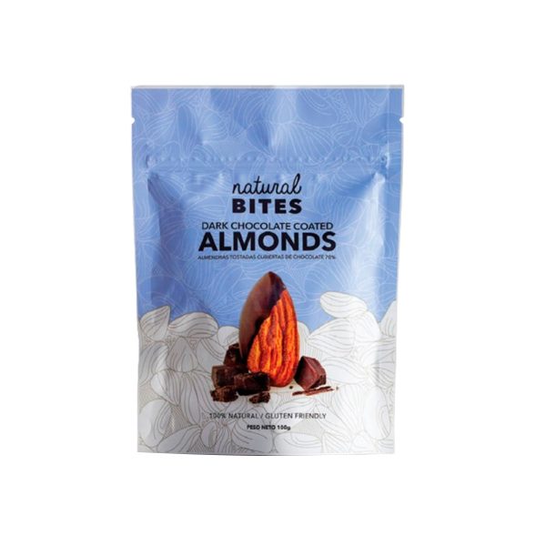 Almendras con recubierta de chocolate 100g