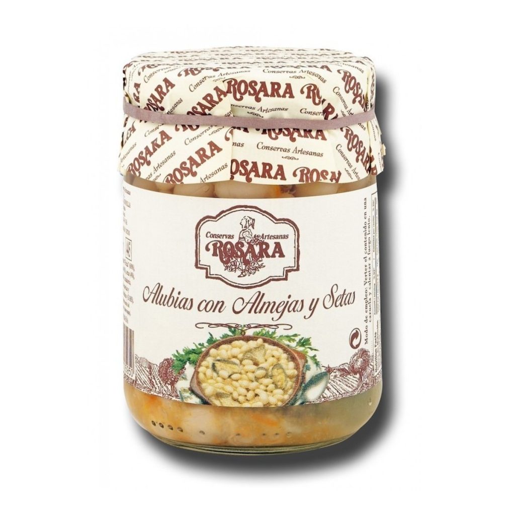 Alubias Con Almejas Y Setas Tarro 400gr  GF