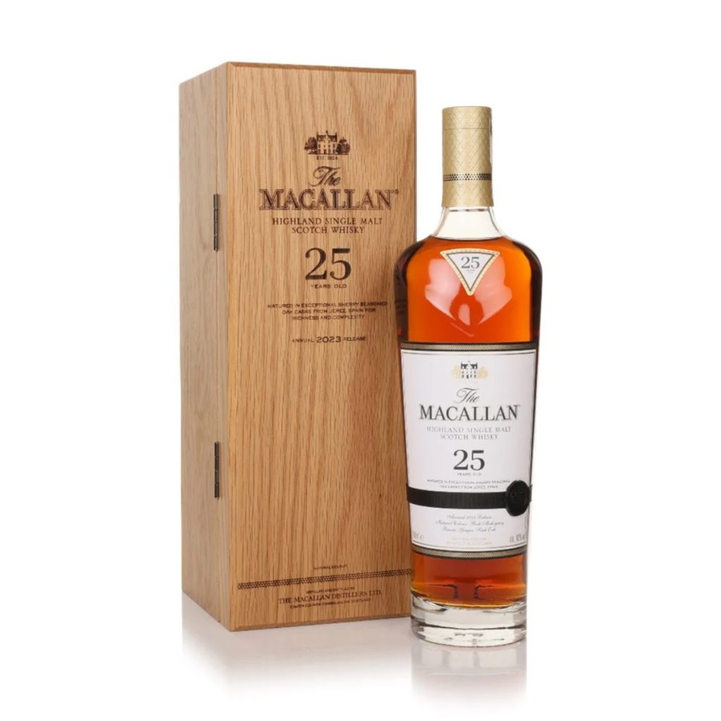 THE MACALLAN WHISKY 25YO SHERRY OAK