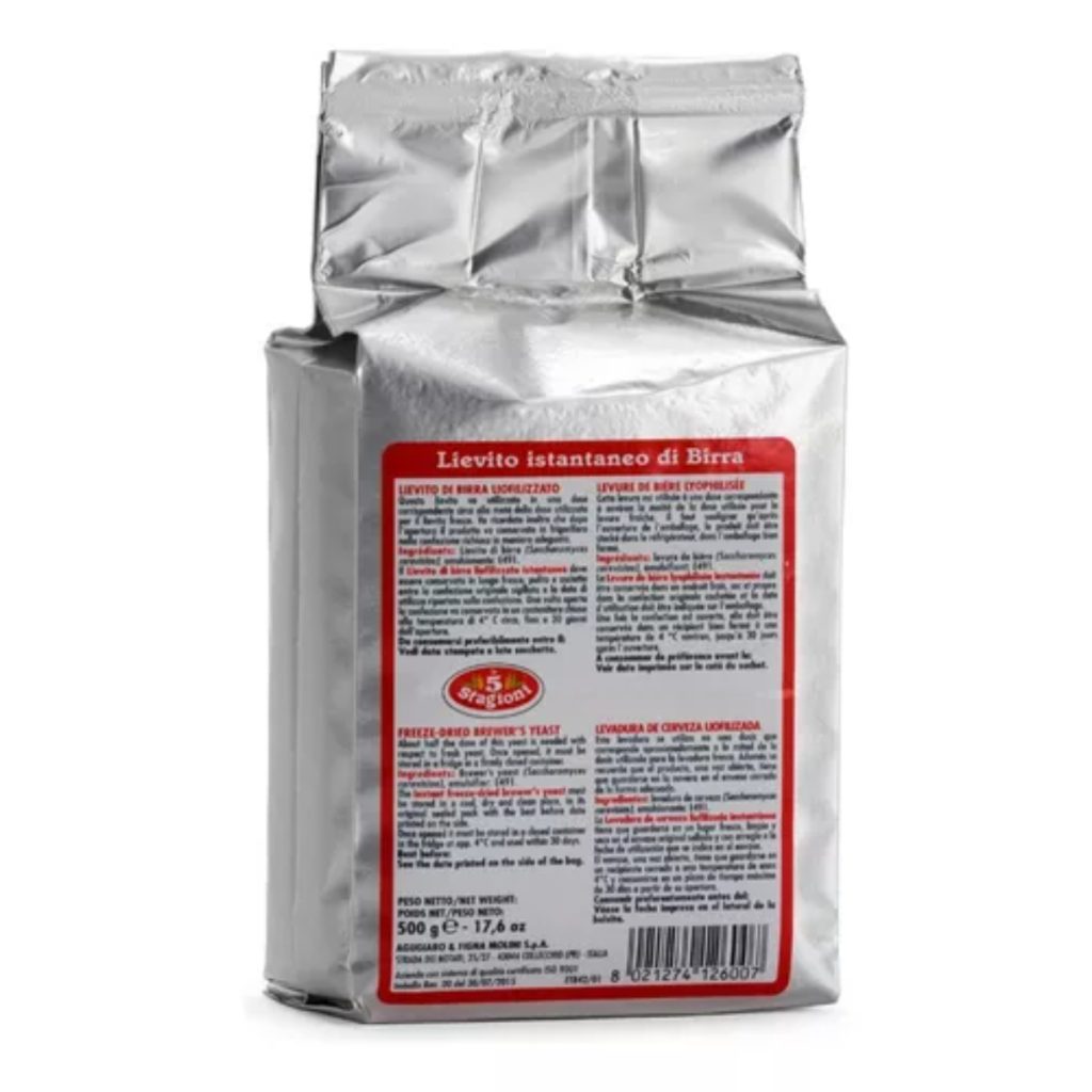 Levadura de Cerveza Seca 5Stagioni 500G
