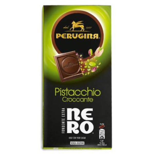 PERUGINA TABLETA DARK CON PISTACHO 85g