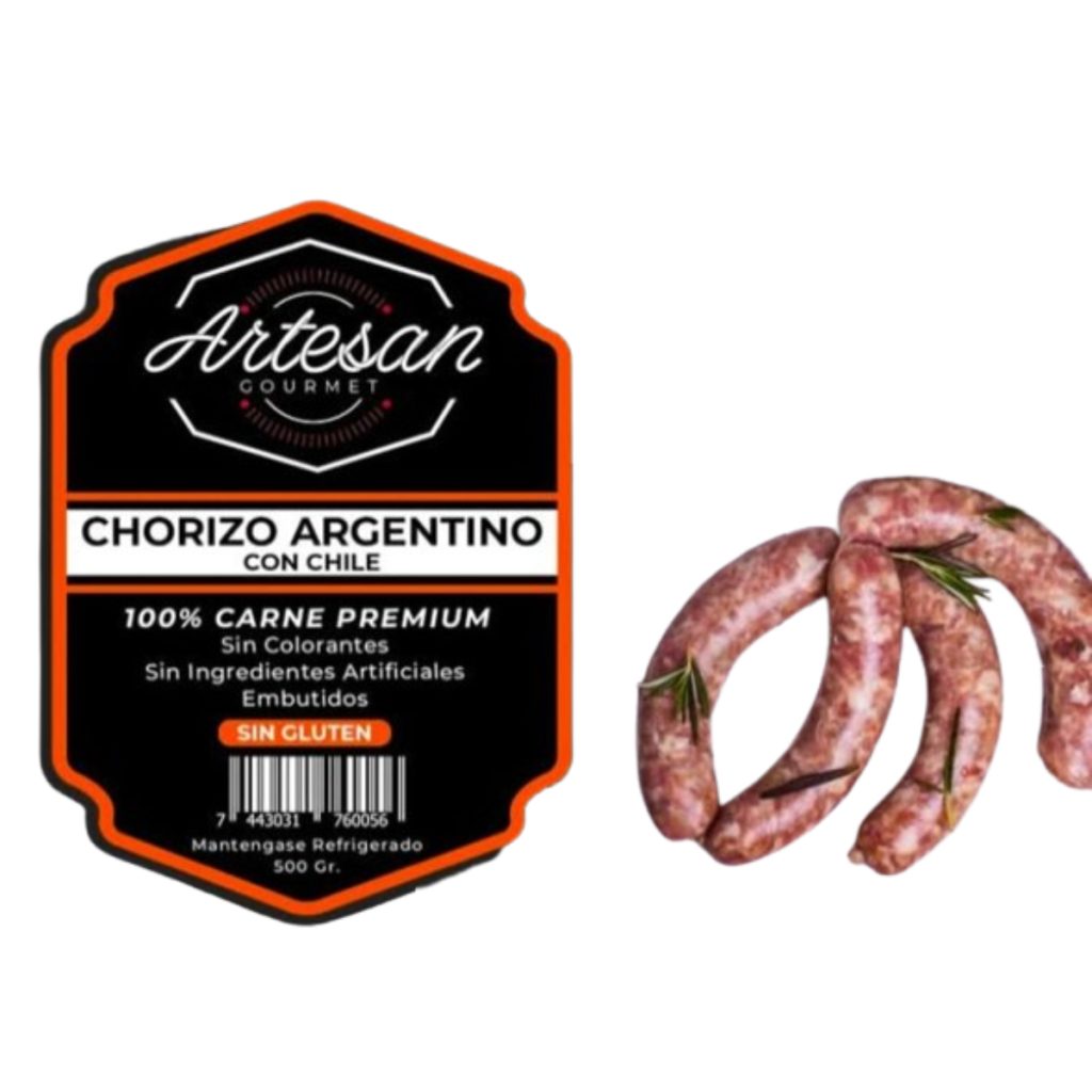 U. CHORIZO ARGENTINO CON CHILE 500GR GF