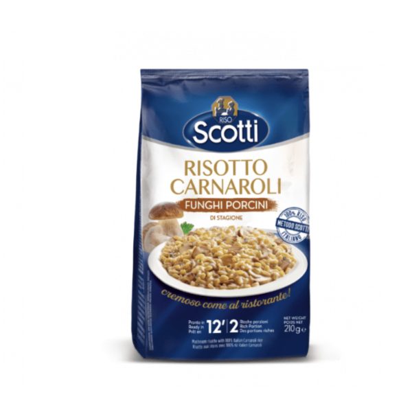 Risotto con Hongo Porcini Scotti