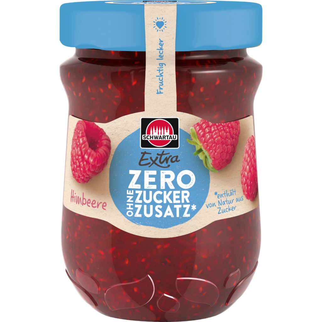 MERMELADA EXTRA FRAMBUESA ZERO 280G SCHWARTAU