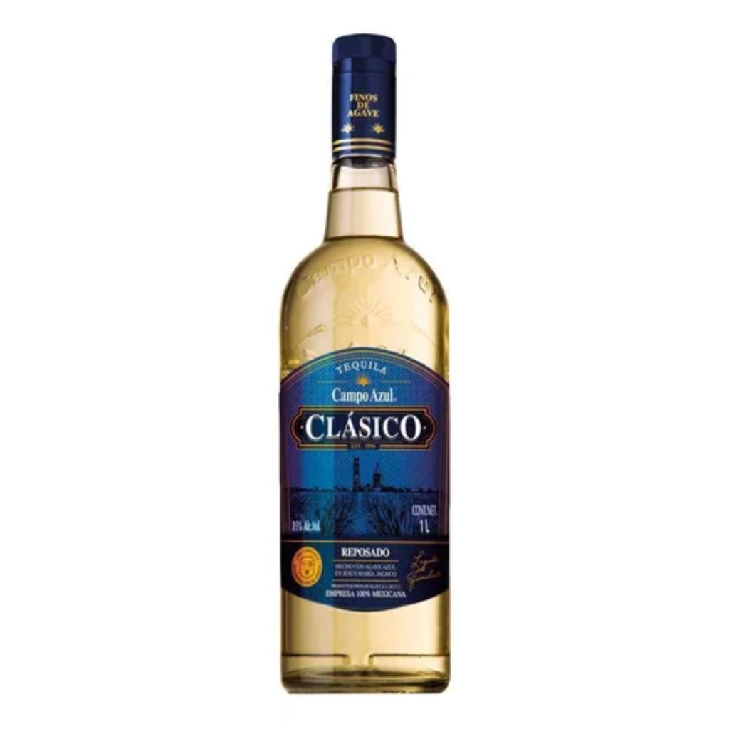 Tequila Campo Azul Clásico reposado 1 L
