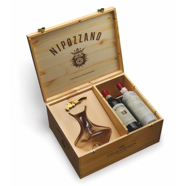 2 pack castello nipozzano lux + decantador