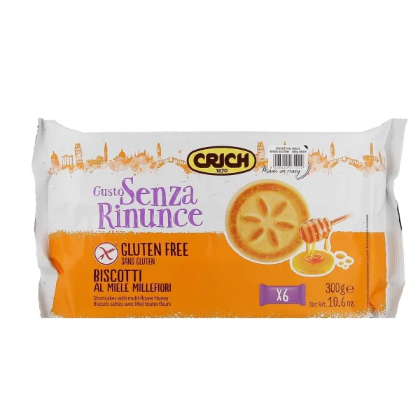 galleta con miel sin gluten crich 300g