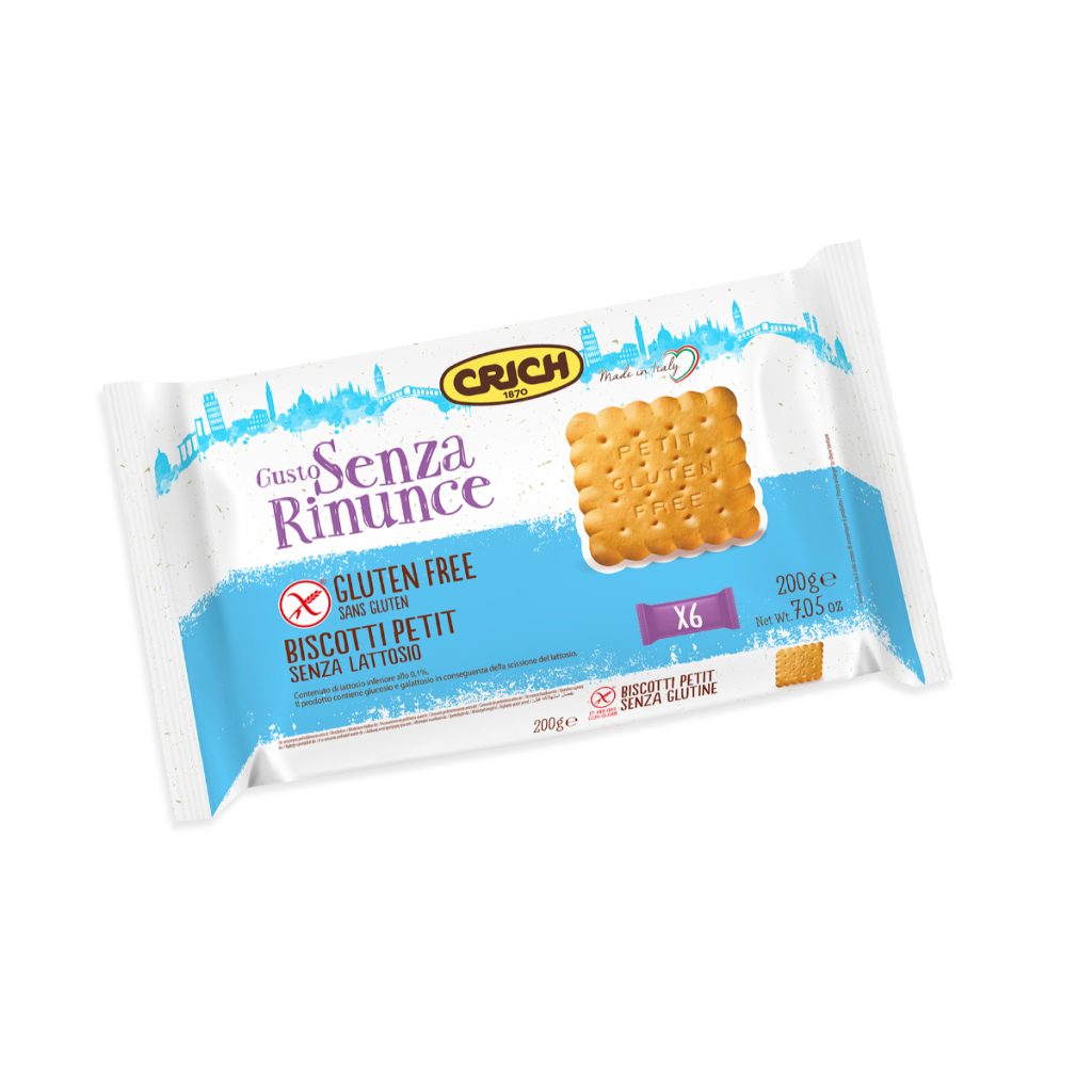 galleta de mantequilla sin gluten y sin lactosa crich 200g