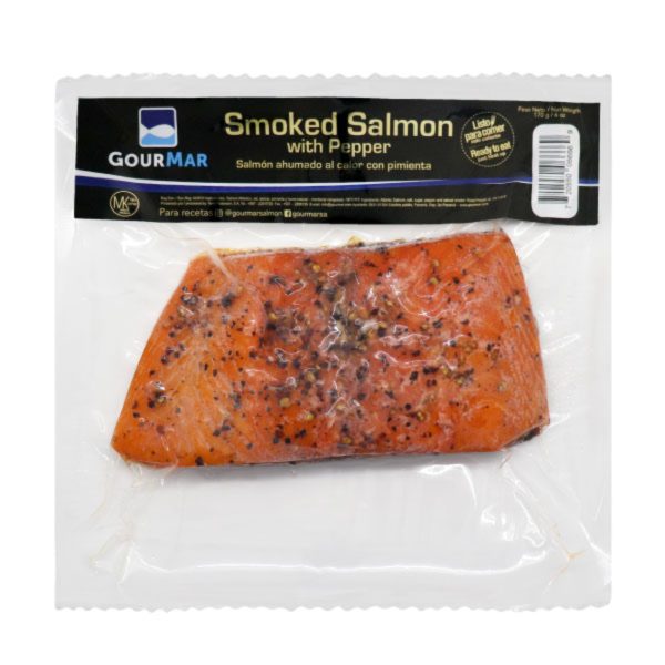 salmon ahumado filete con pimienta 170g
