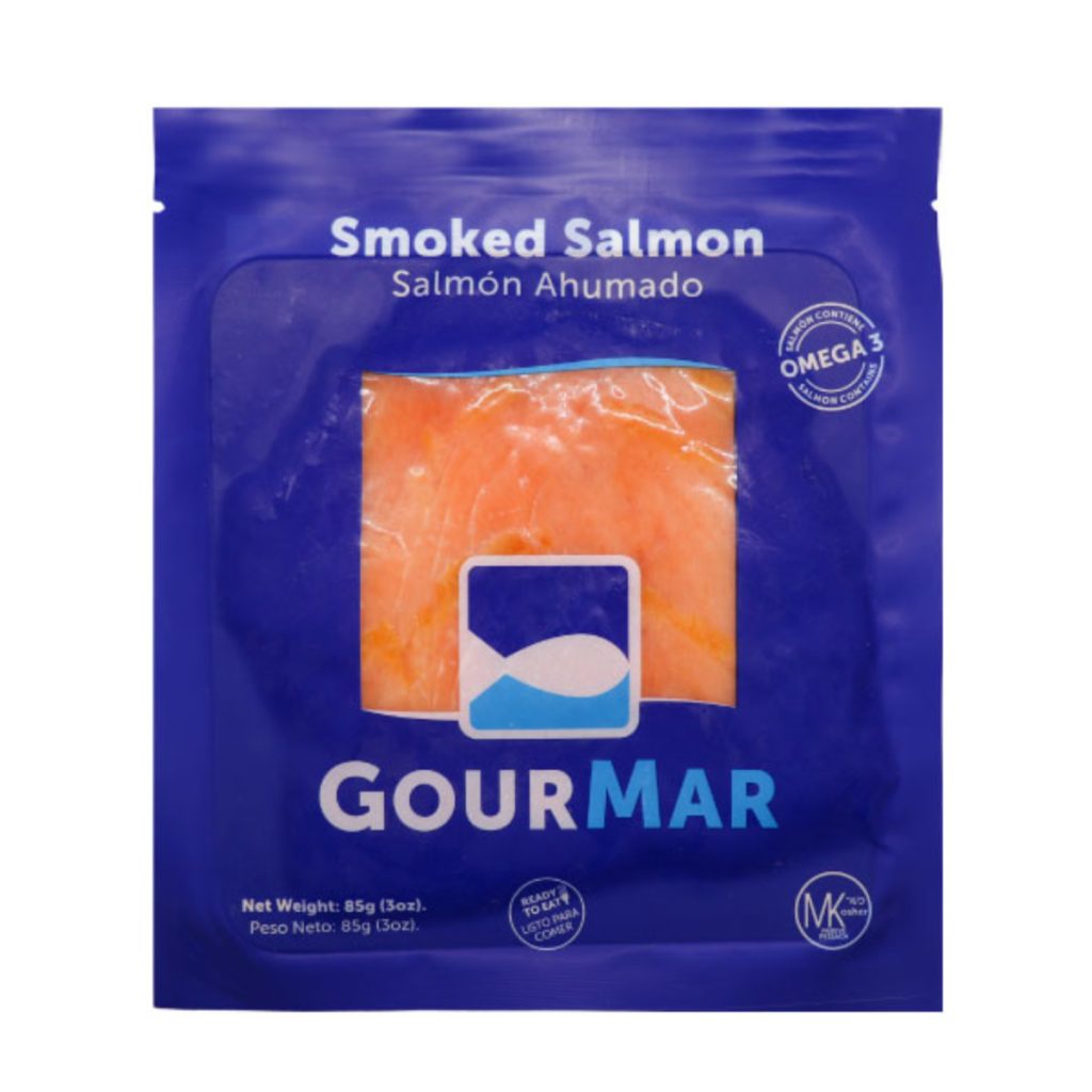 salmon ahumado rebanado 85g